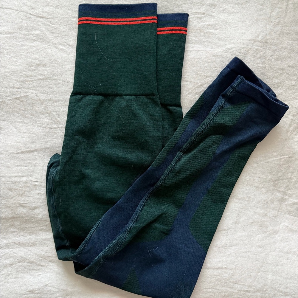 Renegade Limited Edition 7/8 Legging Dark Green Marl— size S/M